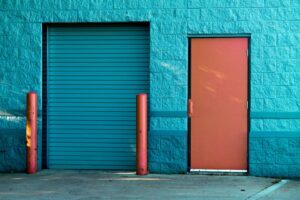 brown-panel-door-near-roll-up-gate-845242-Large